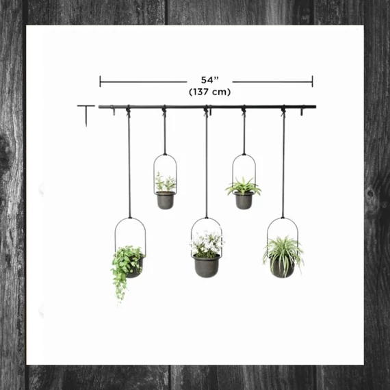 Umbra Triflora – Suport suspendat pentru ghivece, negru – 1001201931