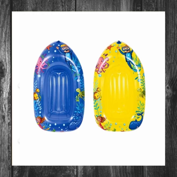 VETRO-PLUS Barcă gonflabilă pentru copii OCEAN WORLD 112x70cm 51JL37593