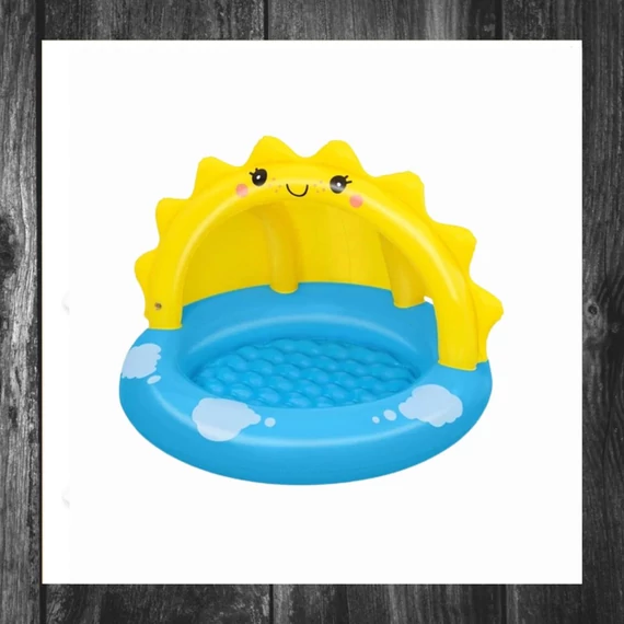 Bestway Sunny Days piscină gonflabilă pentru copii cu umbrar 52637