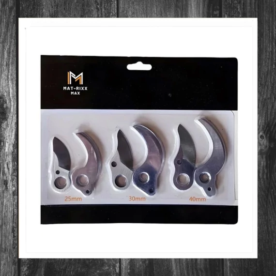 Set lame de rezervă pentru foarfecă de grădină MAT-RIXX – 3 bucăți – MTX-PP3