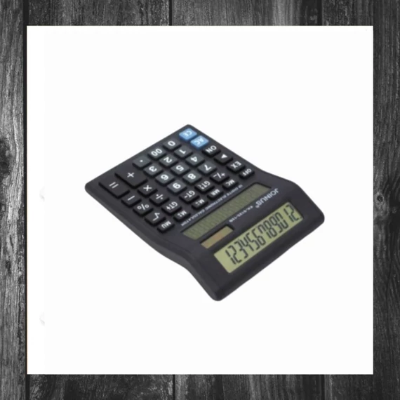 Calculator de birou cu afișaj dublu Collin KK-8122-14