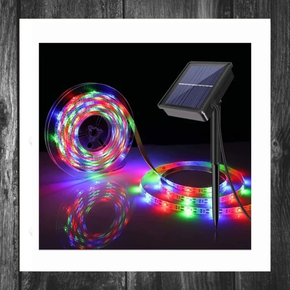 Bandă LED solară impermeabilă 5M – SMD 5050 – NF-5050