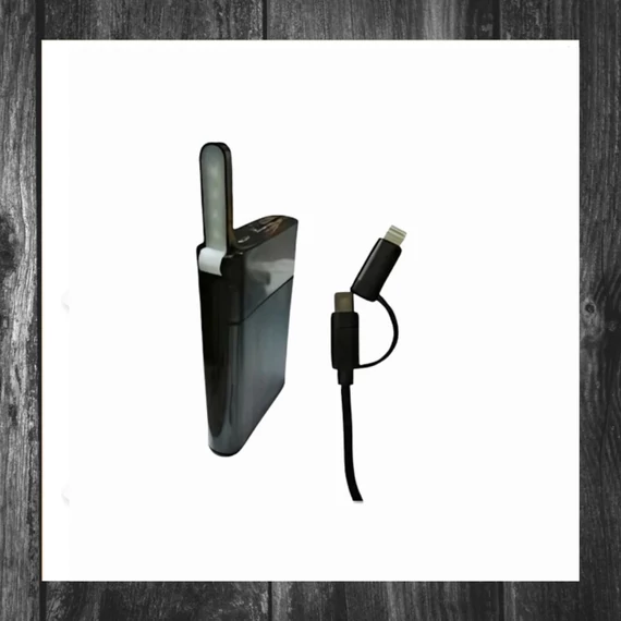 Baterie externă Straus Powerbank – 15.000 mAh, cablu micro-USB + Lightning, LED – ST-8001