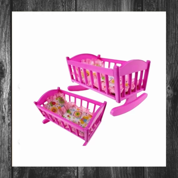 Leagăn din plastic pentru păpuși 30 × 15,5 × 20 cm 190073