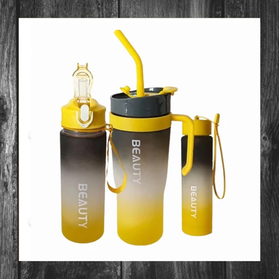 Cană și sticlă 3 în 1 cu pai 1200 ml BD13WZ3