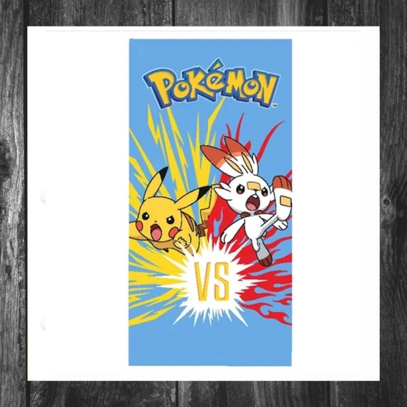 Prosop de baie Pokémon Scorbunny, prosop de plajă 70x140 cm CBX240515PK