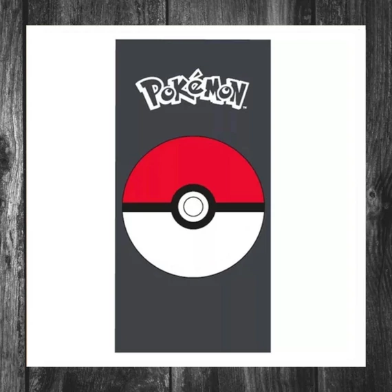 Prosop de baie Pokémon Pokeball, prosop de plajă 70x140cm CBX2408003POK
