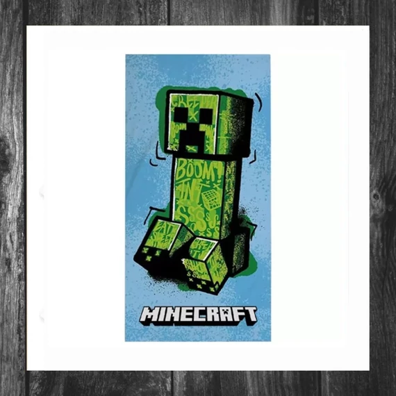 Prosop de baie Minecraft, prosop de plajă 70x140 cm EWA437MNC
