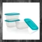 Set cutie de depozitare din plastic SUPER VALUE 0,95 l, 3 buc 55075048-A